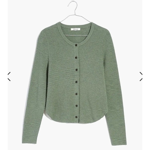Madewell Sweaters - Madewell Halstead Cardigan & Square-Neck Sweater Tank - med